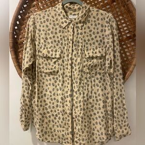 Equipment Femme Leopard Silk Blouse | Medium